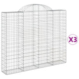 Vidaxl Schans Pankets 3 St Vaulted 200x30x160 180 cm fer