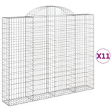 Vidaxl Schans kurver 11 St Vaulted 200x30x160 180 cm jern