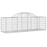 Vidaxl Schans Baskets 2 St. klenulé 200x50x60 80 cm galvanizované železo