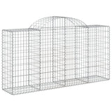 VidaXL Schans baskets 7 st vaulted 200x50x100 120 cm iron