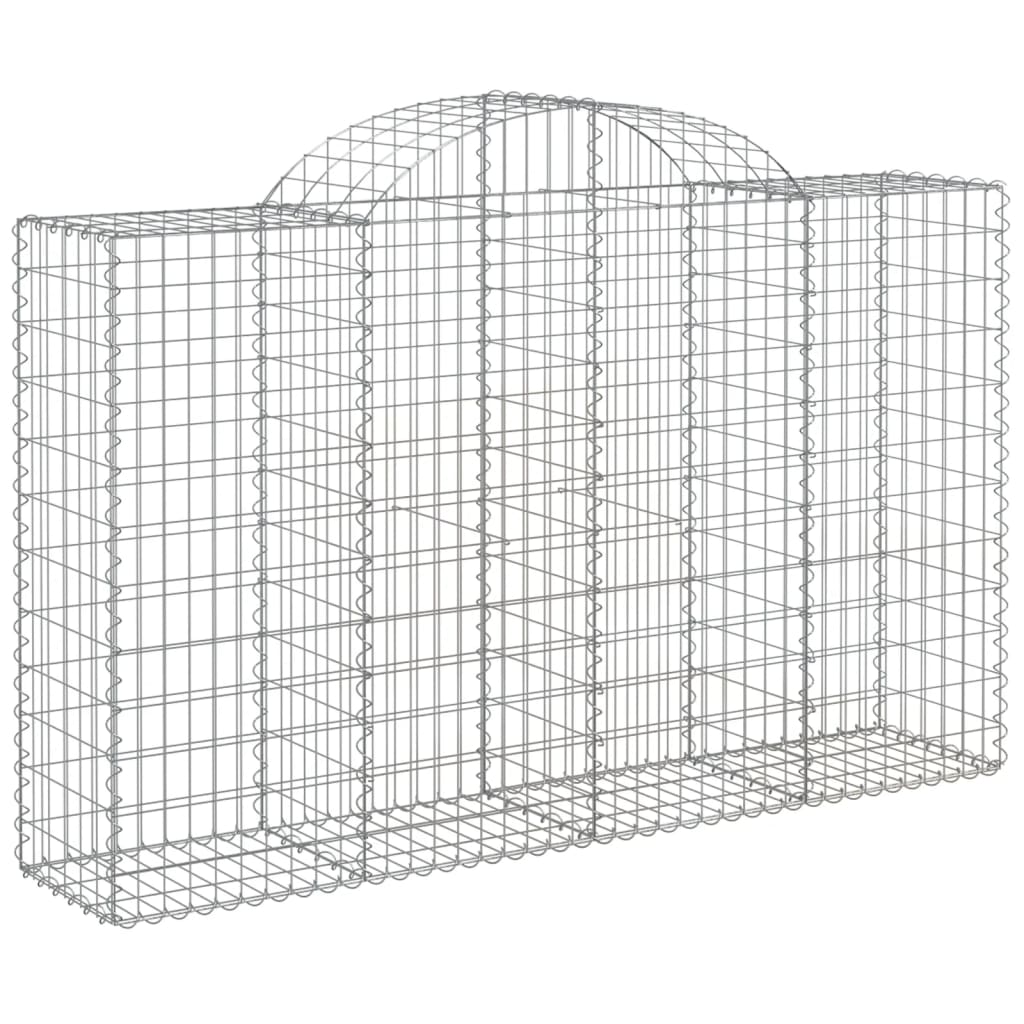 Vidaxl Schans baskets 11 st vaulted 200x50x120 140 cm iron