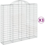 Cestas Vidaxl Schans 3 st 200x50x180 200 cm de hierro