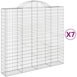 Vidaxl Schans Körbe 7 ST Gewölbe 200x50x180 200 cm Eisen