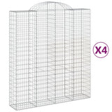 Vidaxl Schiags Kuerf 4 St Vaulted 200x50x220 240 cm Eisen