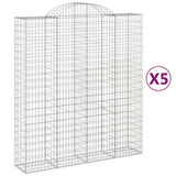 Vidaxl Schans Körbe 5 ST Gewölbe 200x50x220 240 cm Eisen