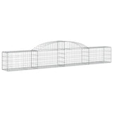 Vidaxl Schans Baskets 2 ST Krandované 300x30x40 60 cm galvanizované železo