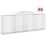 Vidaxl Schans Baskets 6 ST Krandoval 300x30x100 120 cm železo