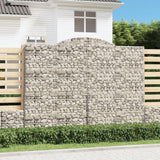 Vidaxl Schans kurve 3 st hvælvede 300x30x220 240 cm jern