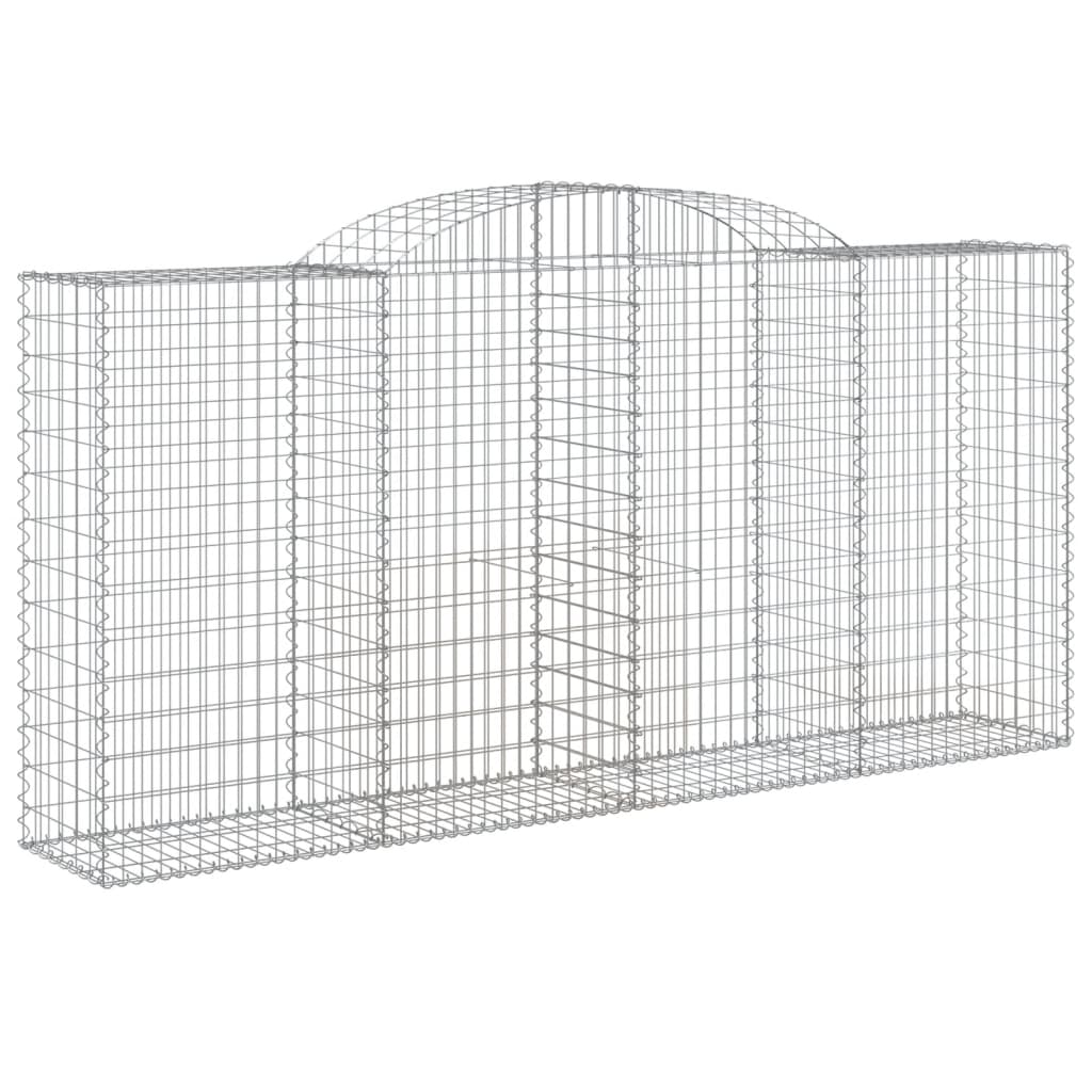 VidaXL Schans baskets 7 st vaulted 300x50x140 160 cm iron