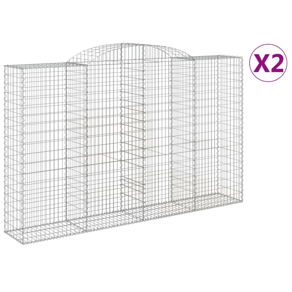 Vidaxl Schans Cesti 2 a volta 300x50x180 200 cm