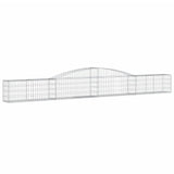 Vidaxl Schans kurver 2 st Vaulted 400x30x40 60 cm jern