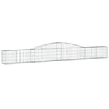 VidaXL Schans baskets 3 st vaulted 400x30x40 60 cm iron