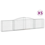 Vidaxl Schans Kosze 5 ST sklepione 400x30x80 100 cm żelazo