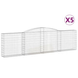 Vidaxl Schans Pankets 5 ST Voûté 400x30x100 120 cm fer