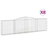 VidaXL Schans baskets 8 st vaulted 400x30x100 120 cm iron