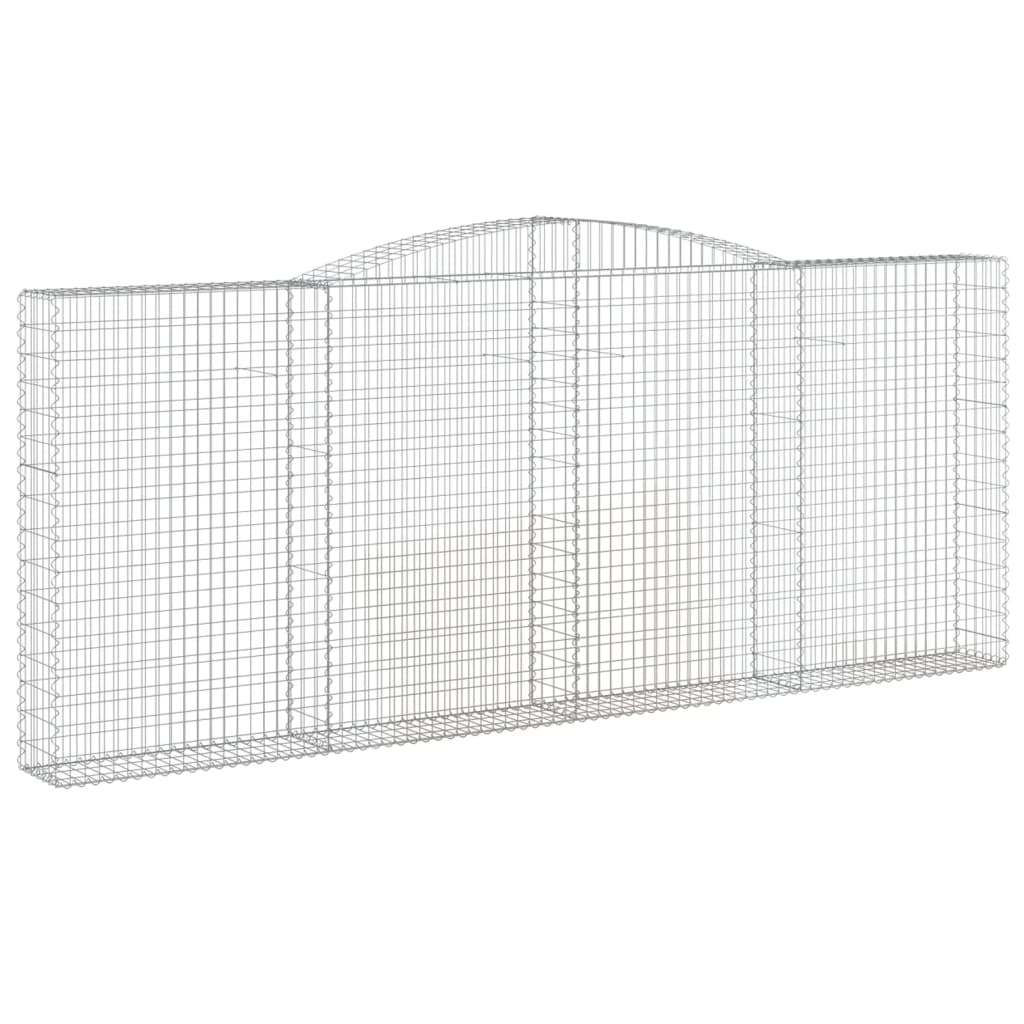 VidaXL Schans baskets 3 ST vaulted 400x30x160 180 cm iron