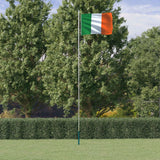 Bandera Vidaxl con bandera Irlanda 6.23 m de aluminio