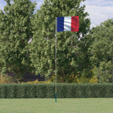 Zastava Vidaxl z Flagpole France 5,55 m aluminij