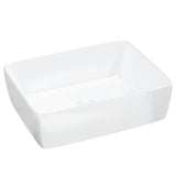 Vidaxl Washbasin 48x37x13 Obdélníková keramická bílá