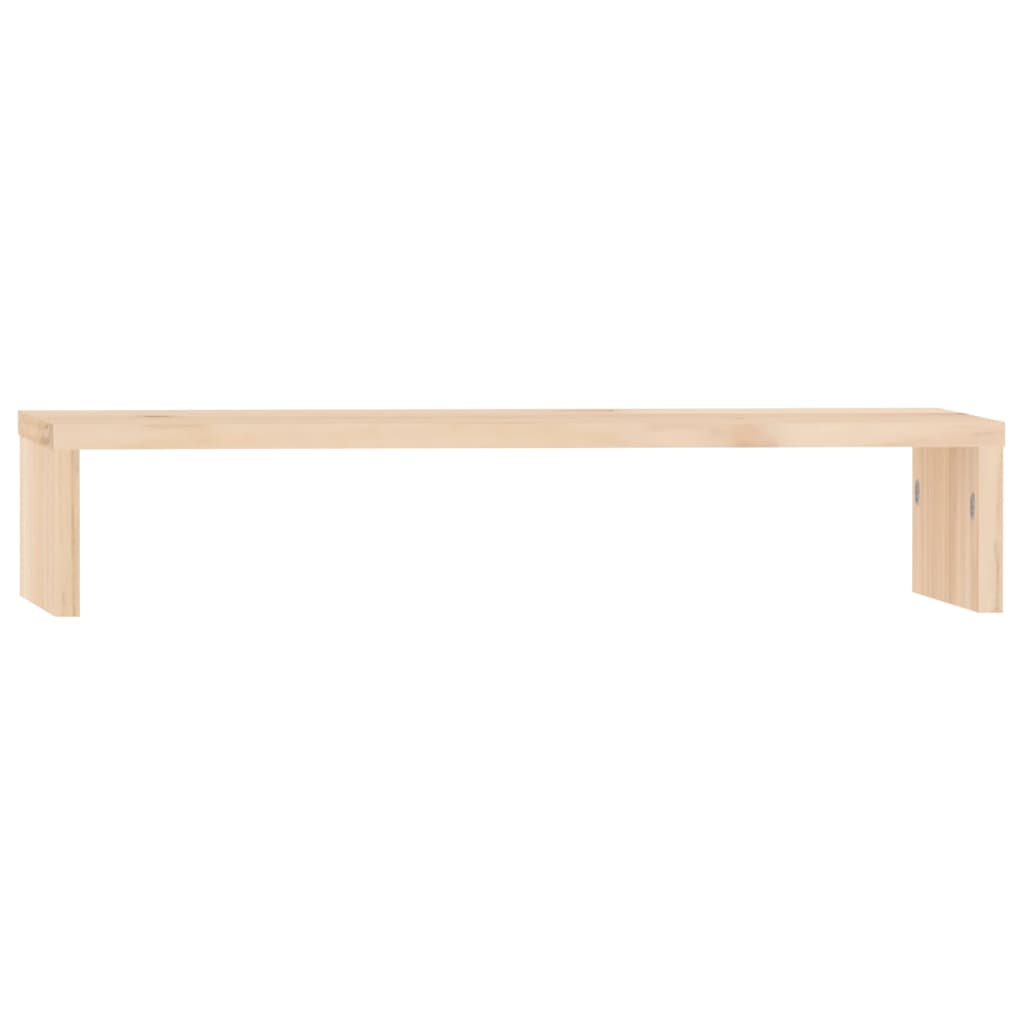 Vidaxxl Monitorständer 50x27x10 cm aus massivem Kiefernholz