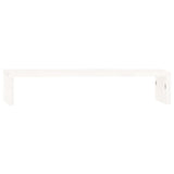 Vidaxx Monitorständer 50x27x10 cm massives Kiefernholz weiß