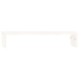 Le moniteur Vidaxl comprend 50x27x10 cm de pin solide blanc