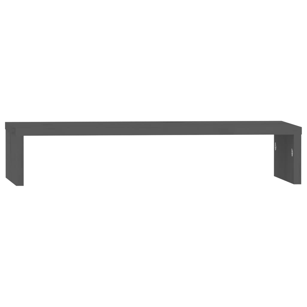 Le moniteur Vidaxl comprend 50x27x10 cm de gris de pin solide