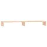 Vidaxxl Monitorständer 100x27x10 cm massives Kiefernholz
