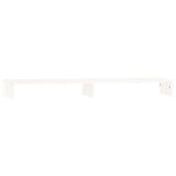 VidaXL Monitorständer 100x27x10 cm massives Kiefernholz weiß