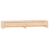 Vidaxxl Monitorständer 100x27x15 cm massives Kiefernholz