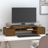 Vidaxx Monitorständer 70x27,5x15 cm massives Kiefernholz honigbraun