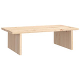 Vidaxxl Monitorständer 50x27x15 cm massives Kiefernholz