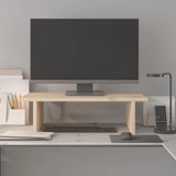 Vidaxxl Monitorständer 50x27x15 cm massives Kiefernholz