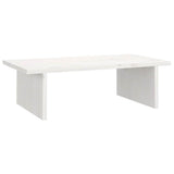 Vidaxx Monitorständer 50x27x15 cm massives Kiefernholz weiß