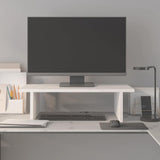 Vidaxx Monitorständer 50x27x15 cm massives Kiefernholz weiß