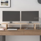 Vidaxxl Monitorständer 100x27x15 cm massives Kiefernholz