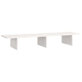 Vidaxl Monitor standard 100x27x15 cm Pine solide blanc