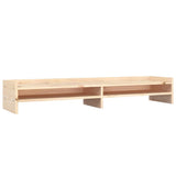 Vidaxxl Monitorständer 100x24x16 cm massives Kiefernholz