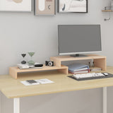 Vidaxl monitorstandaard (52-101)x22x14 cm massief grenenhout