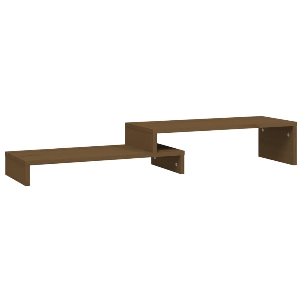 VidaXL Monitorständer (52-101)x22x14 cm Kiefernholz honigbraun