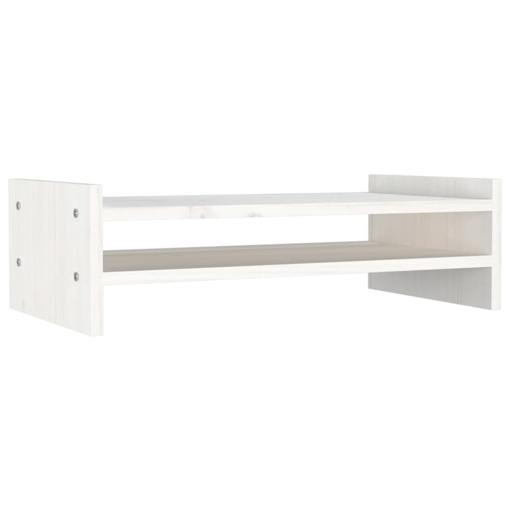 Vidaxl Monitor stands 50x27x15 cm Solid pine white