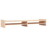 Vidaxxl Monitorständer 100x27x15 cm massives Kiefernholz