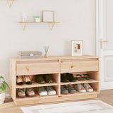 VidaXL shoe cabinet 110x34x52 cm solid pine