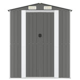 Vidaxl Gaart Shed 192x274x22 CM Galvaniséiert Stol Luft