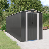 Vidaxl Garden Shed 192x523x223 cm galwanizowany stalowy antracyt -