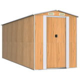 SHED JARDINE VIDAXL 192X523X223 CM GALVANISÉ ACI