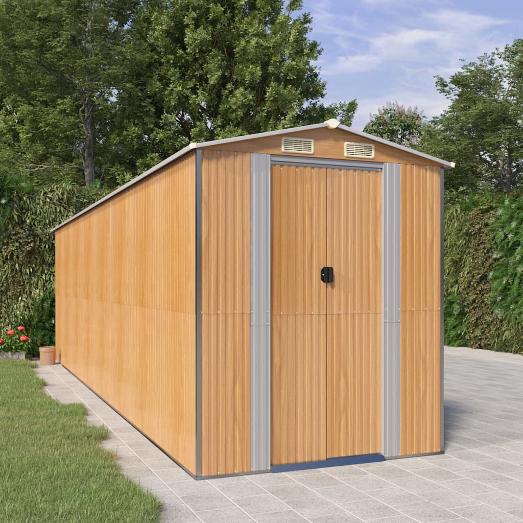 SHED JARDINE VIDAXL 192X689X223 CM GALVANISÉ ACI