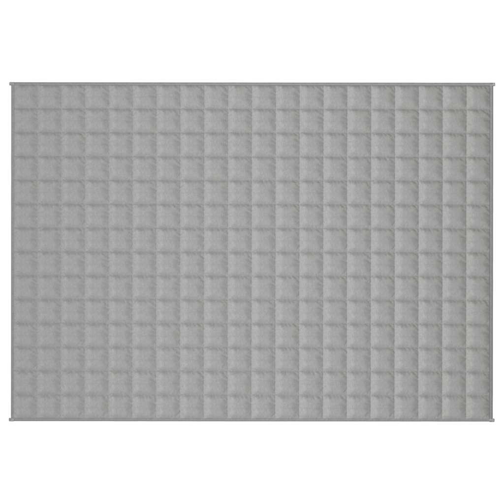 Vidaxx Gewichtsdecke 138x200 cm 6 kg Stoff grau