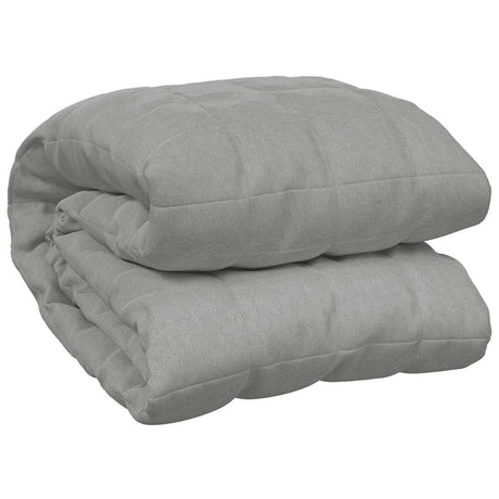 Vidaxx Gewichtsdecke 138x200 cm 10 kg Stoff grau