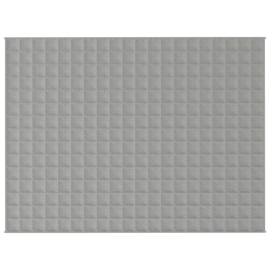 VidaXL Weakage blanket 150x200 cm 7 kg of fabric gray